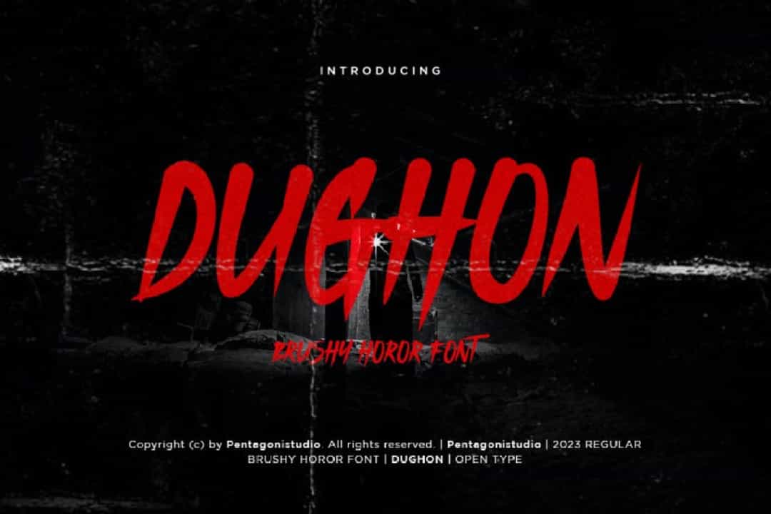 Dughon Font Image 1