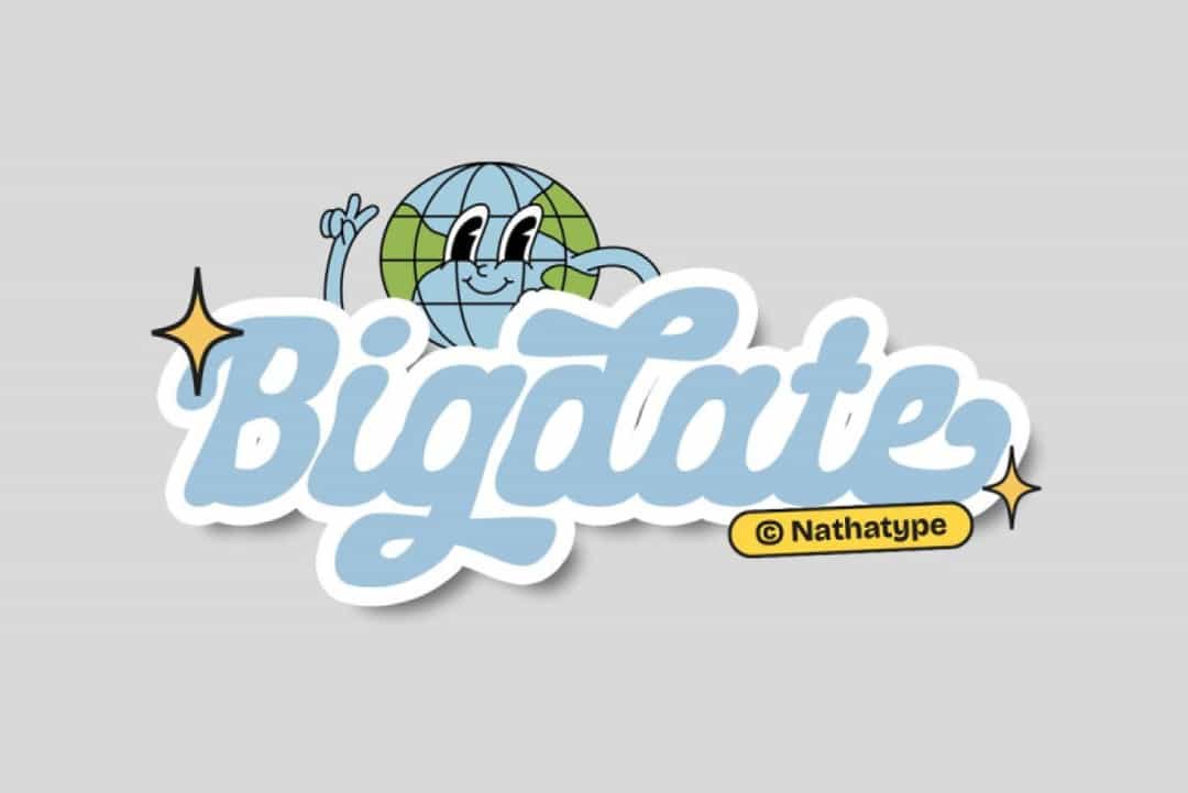 Bigdate Font Image 1