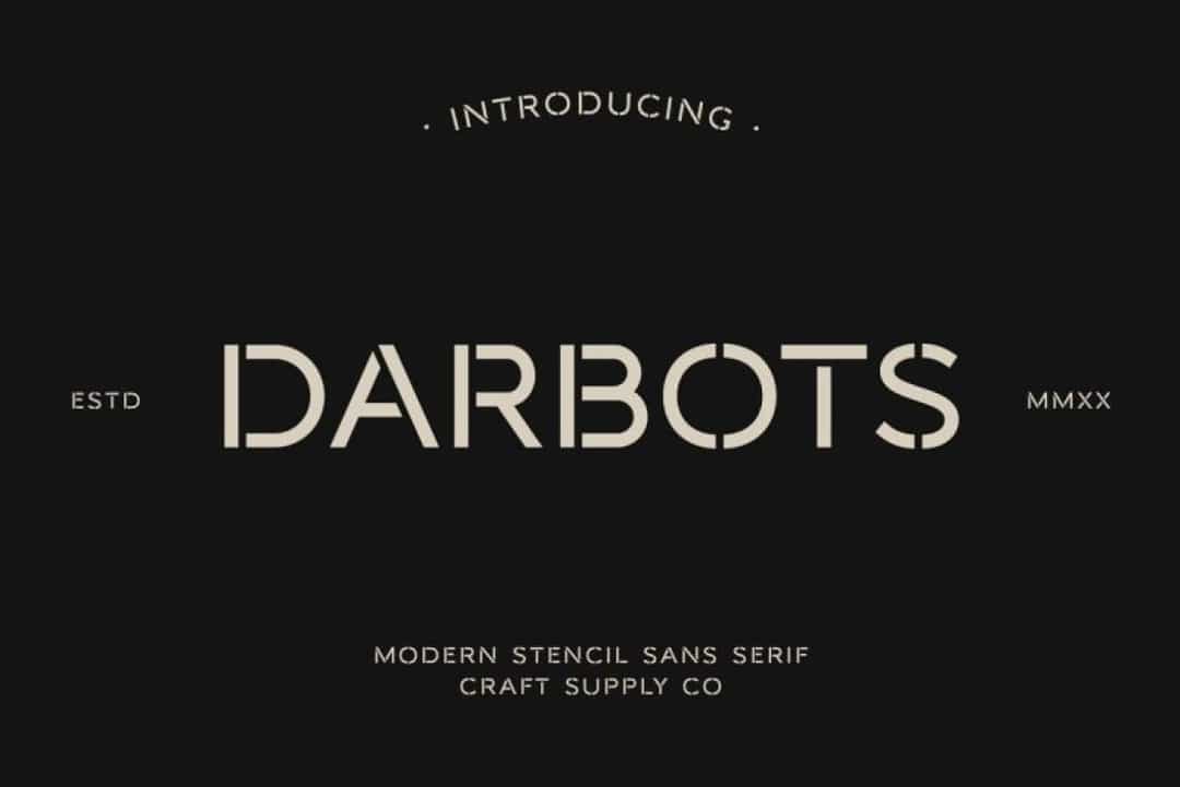 Darbots Font Image 1