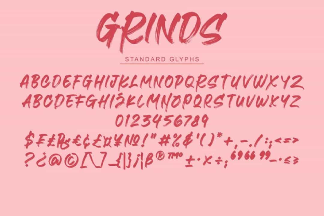 Grinds Font Image 3