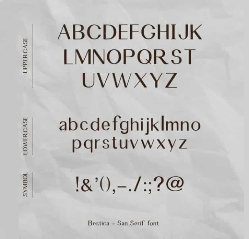 Bestica Font Image 2