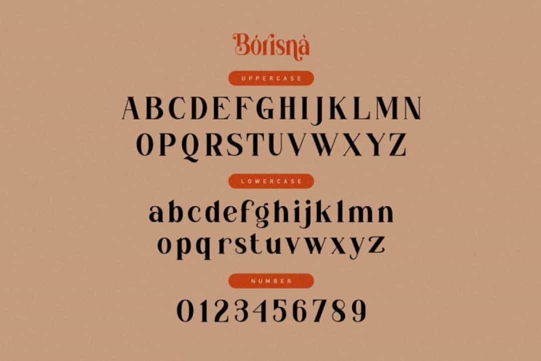 Borisna Font Image 3