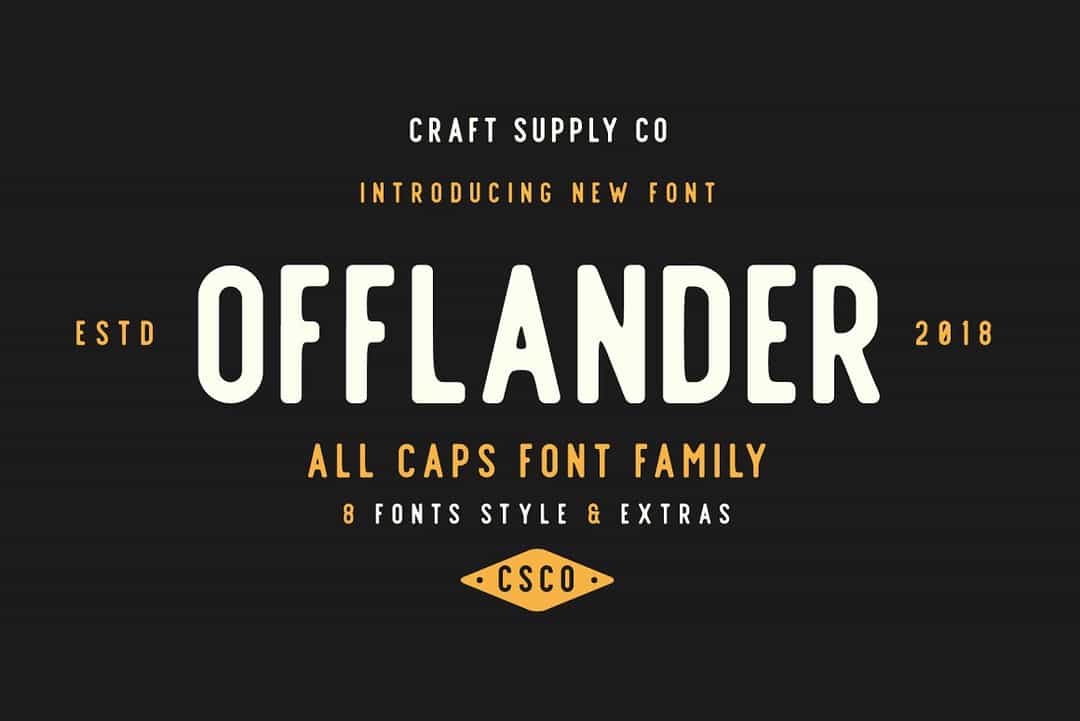 Offlander Font Image 1