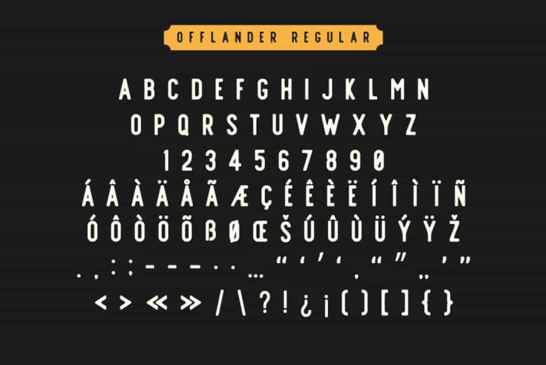 Offlander Font Image 3