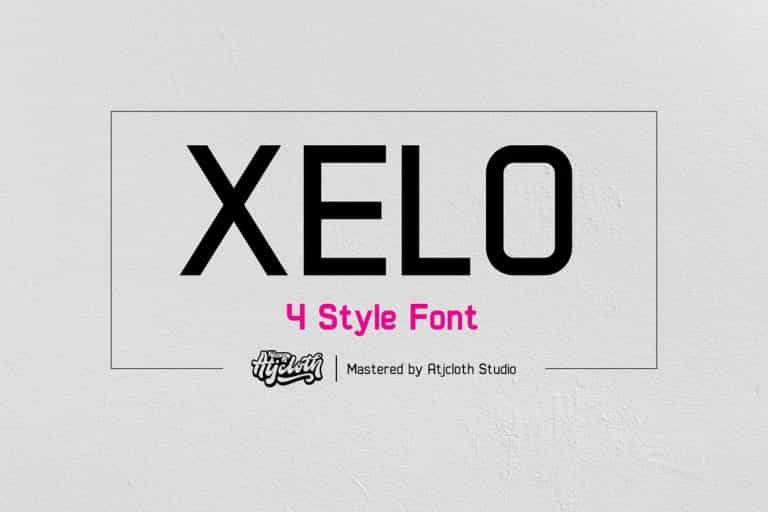 Xelo Sans Serif Font Image 1