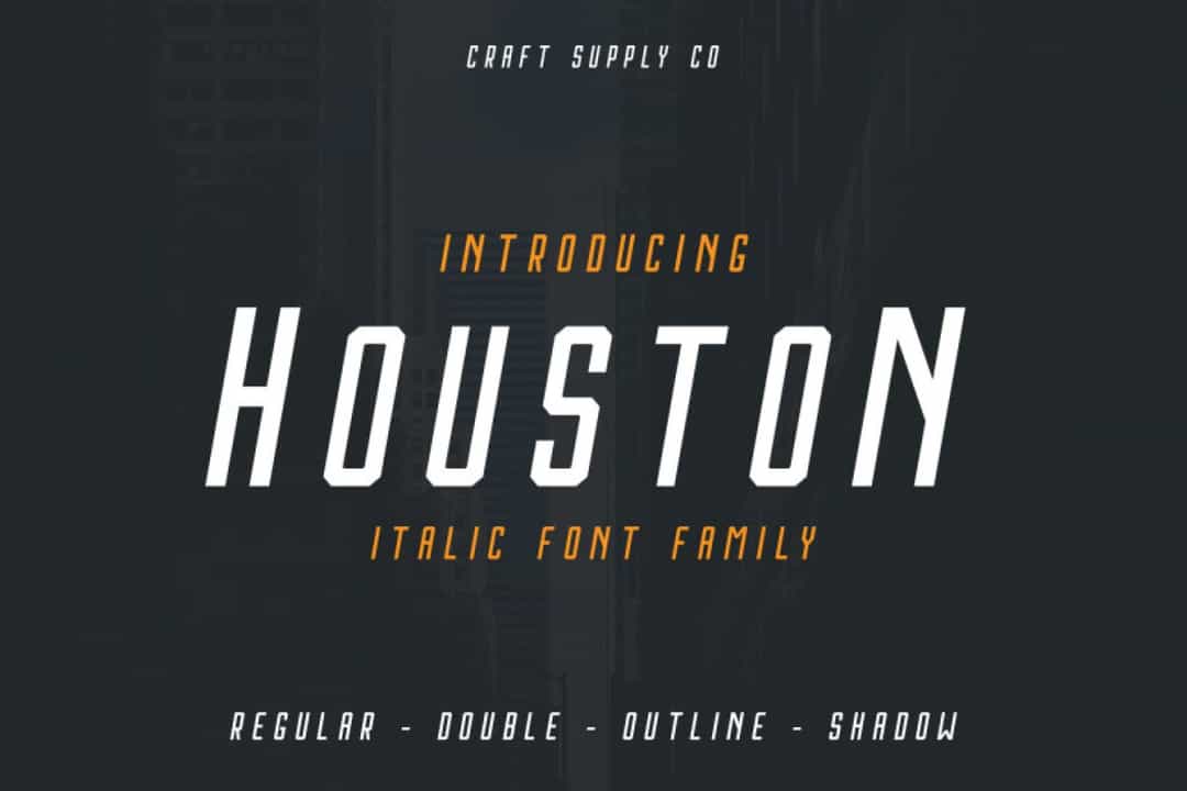 Houston Font Image 1