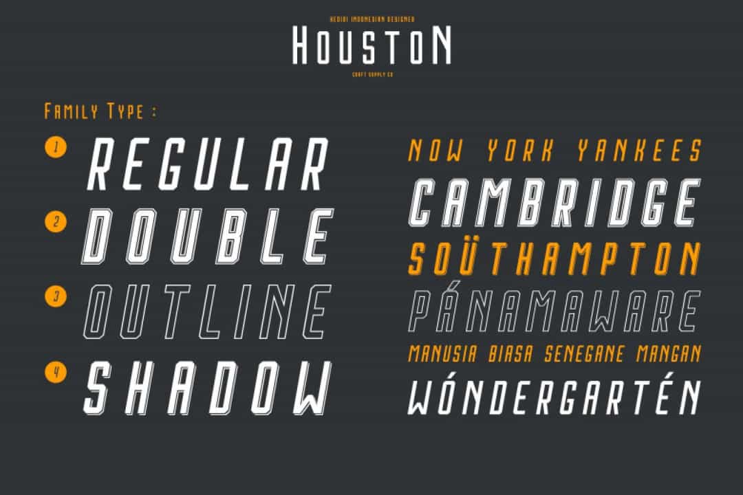 Houston Font Image 2