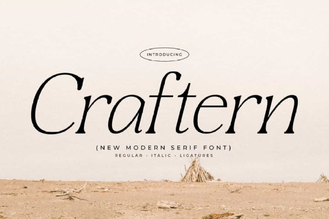 Craftern Font Image 1