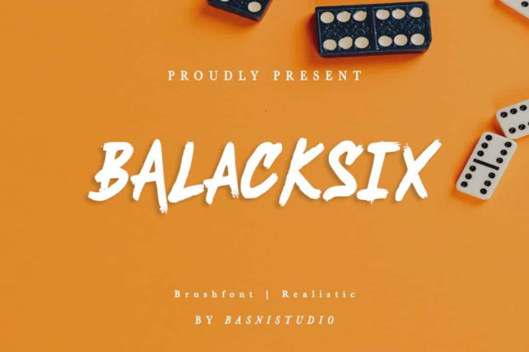 Balacksix Font Image 1