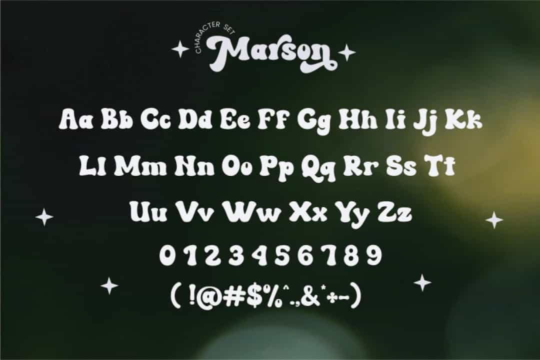 Marson Font Image 3