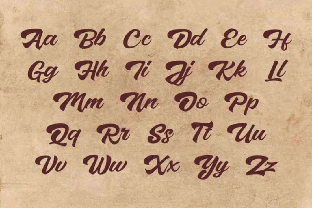 Brushtina Font Image 2