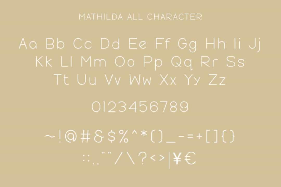 Mathilda Sans Font Image 3