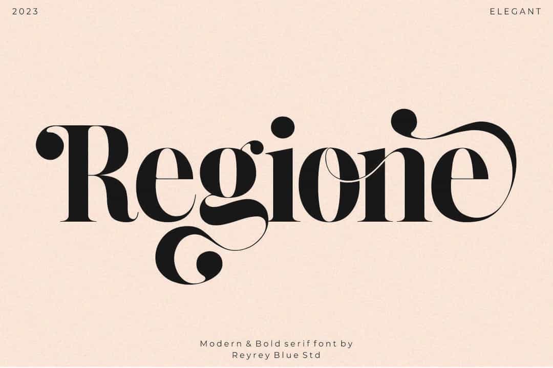 Regione Font Image 1