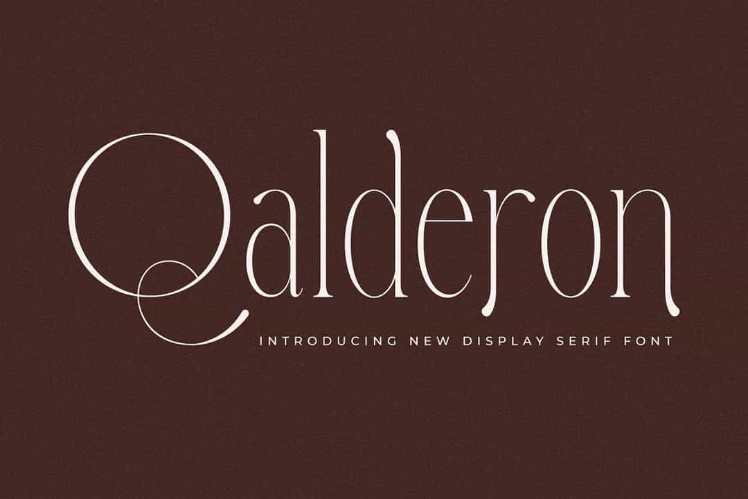 Qalderon Font Image 1