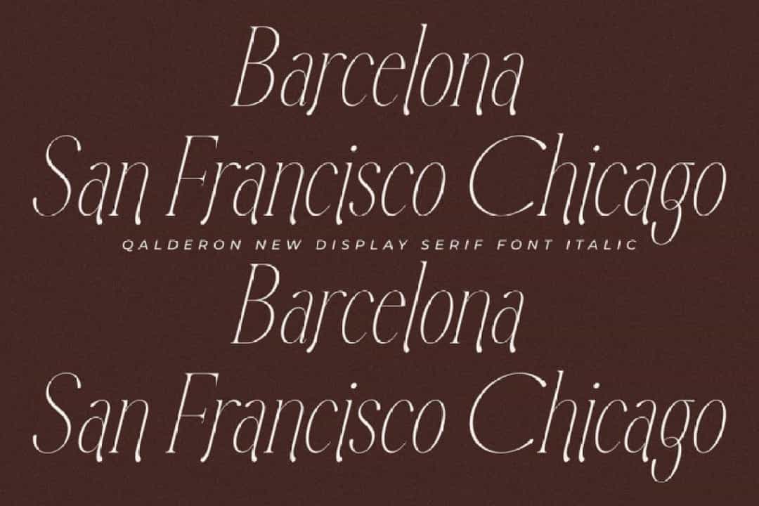 Qalderon Font Image 2