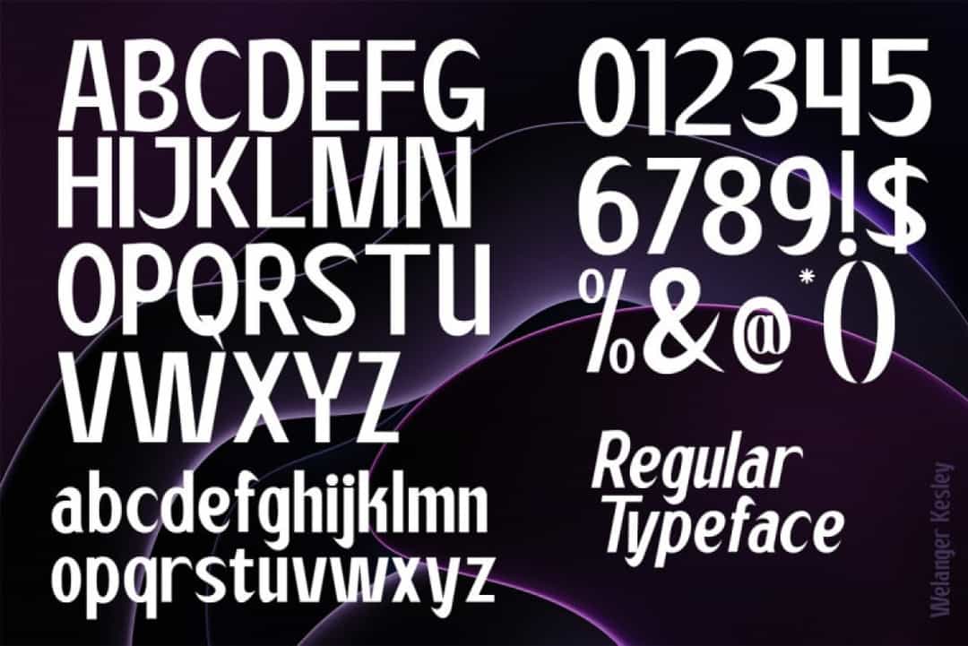 Welanger Kesley Font Image 3