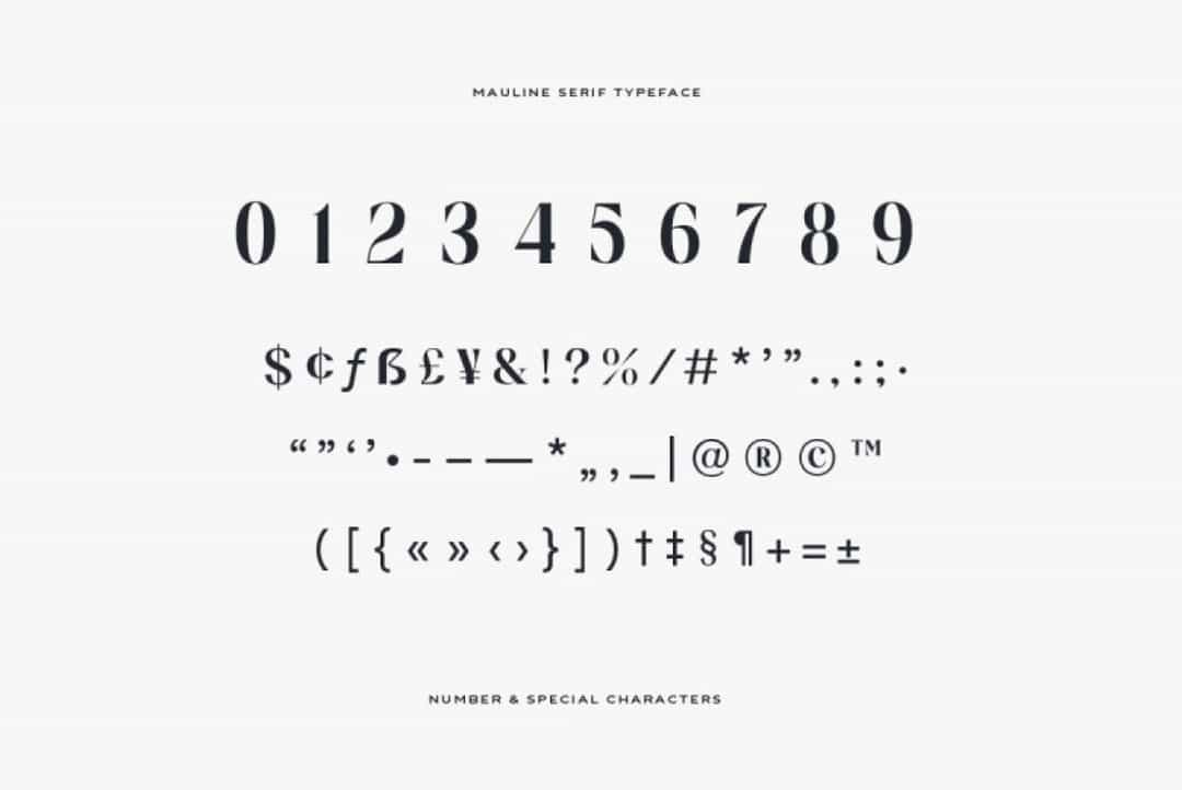 Mauline Font Image 4