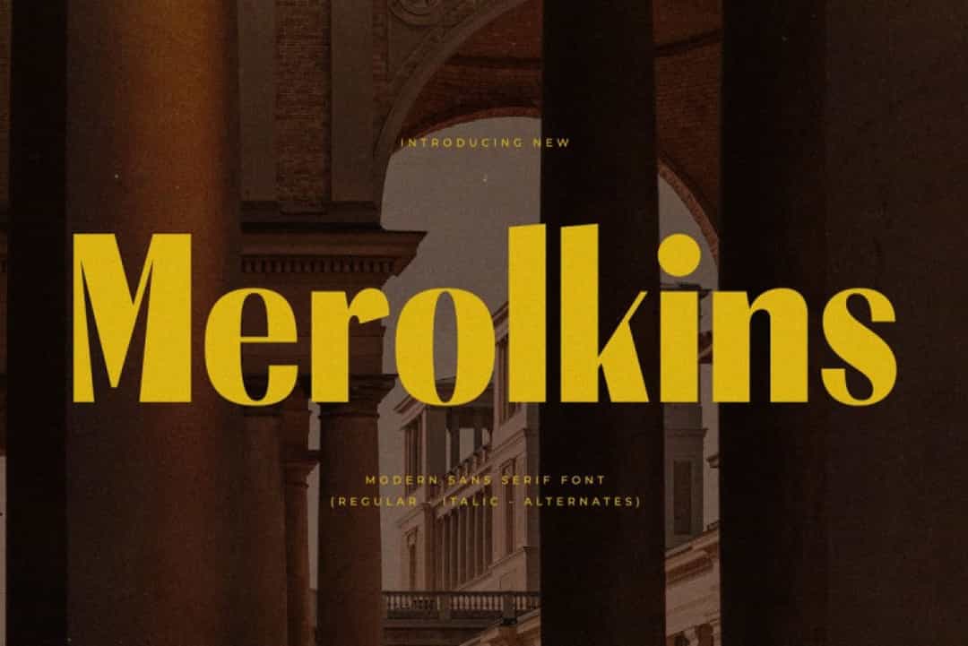 Merolkins Font Image 1