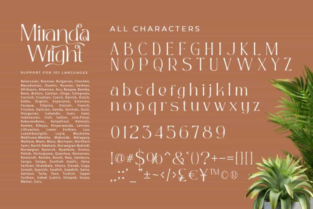 Miranda Wright Font Image 3