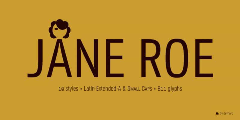 JANE ROE Sans & Condensed Fonts Image 1
