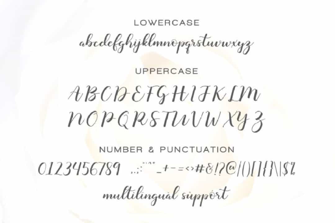 Monatia Font Image 3