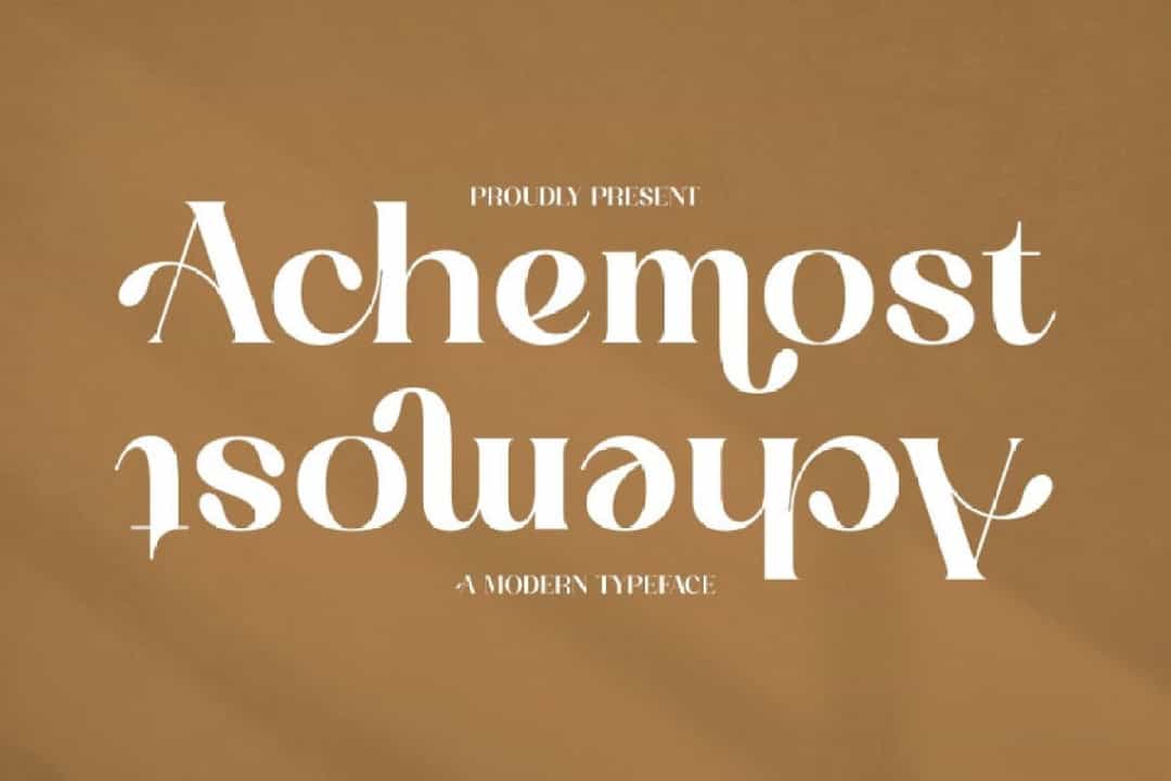 Achemost Font Image 1