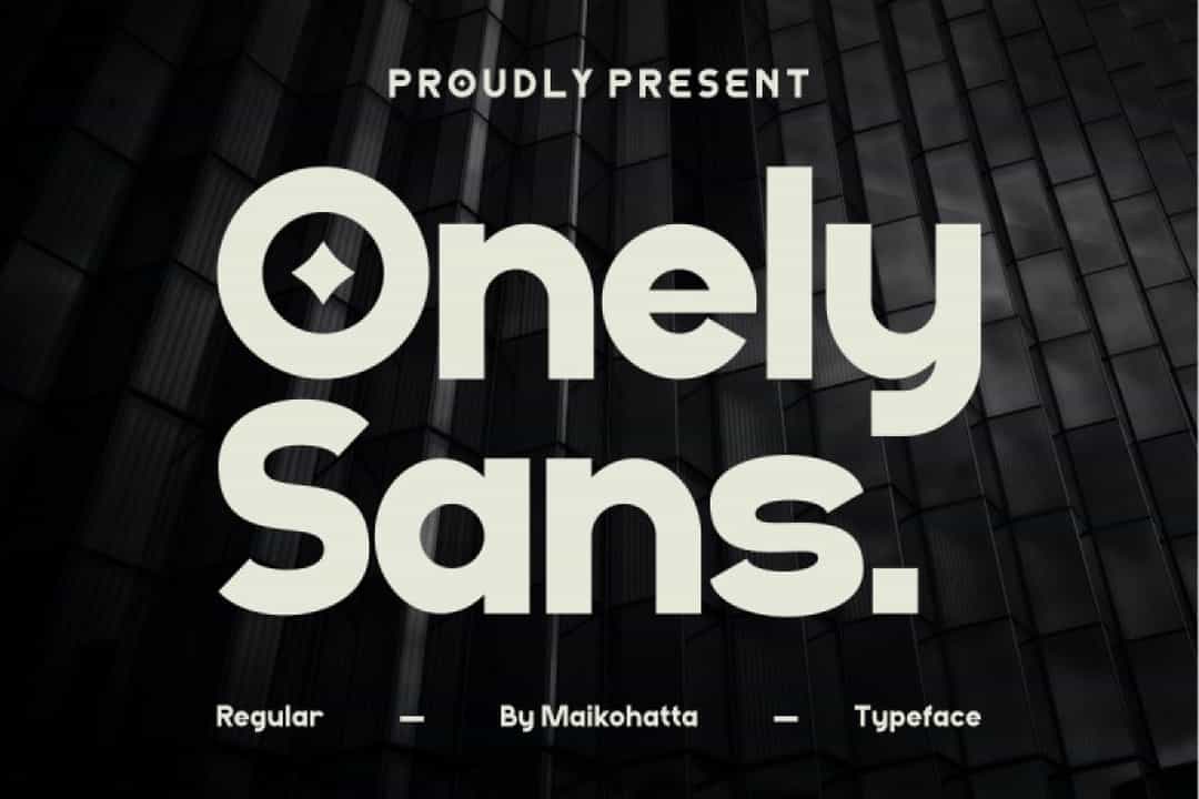 Onely Sans Font Image 1