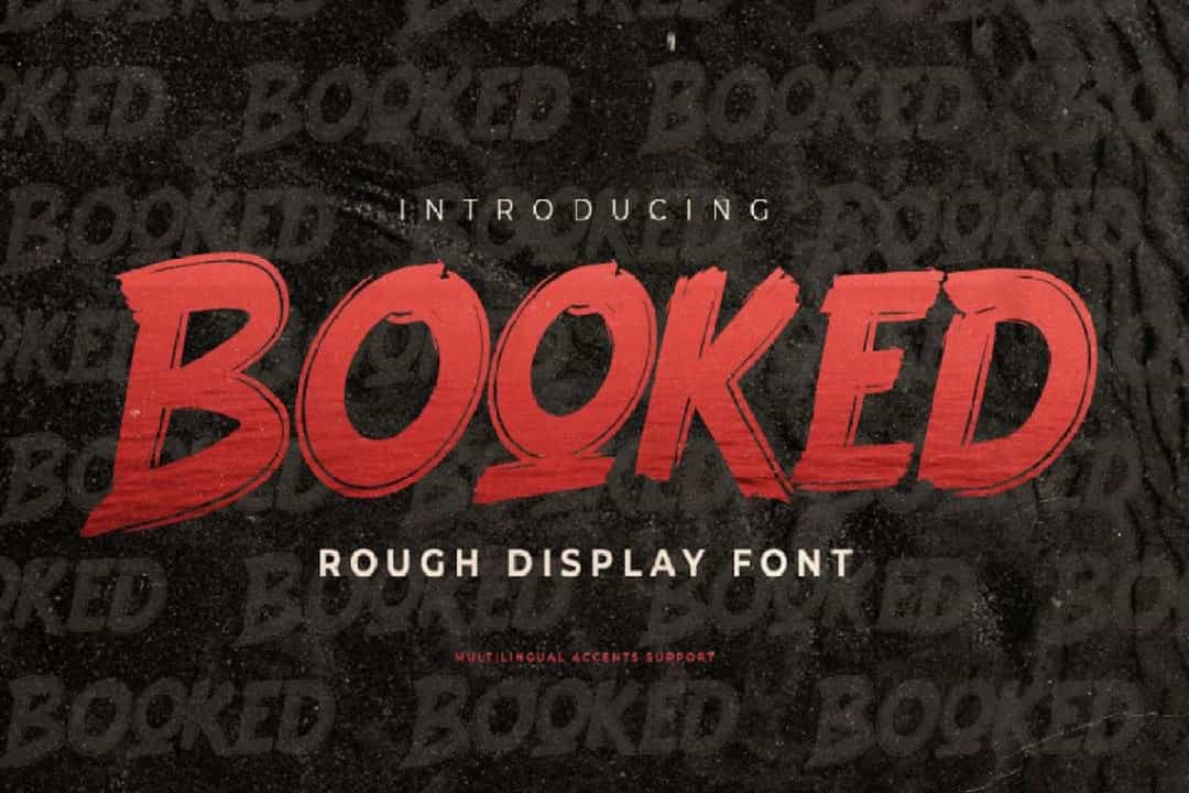 Booked Font Image 1