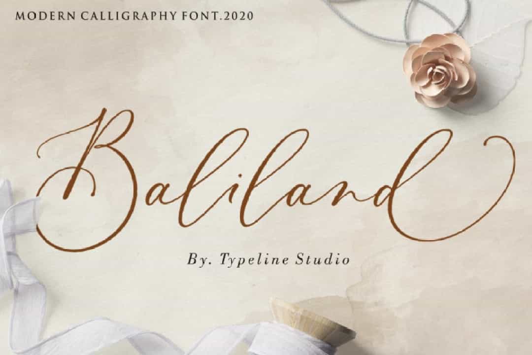 Baliland Font Image 1