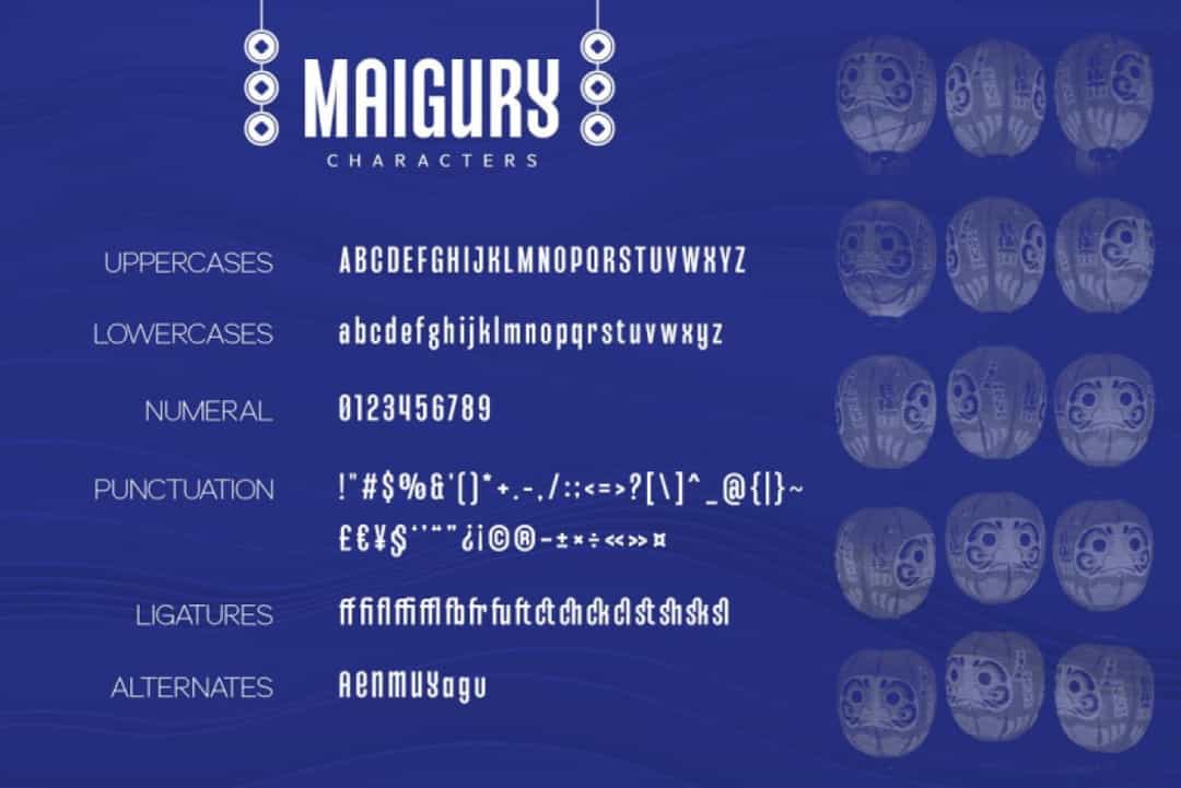 Maigury Font Image 3