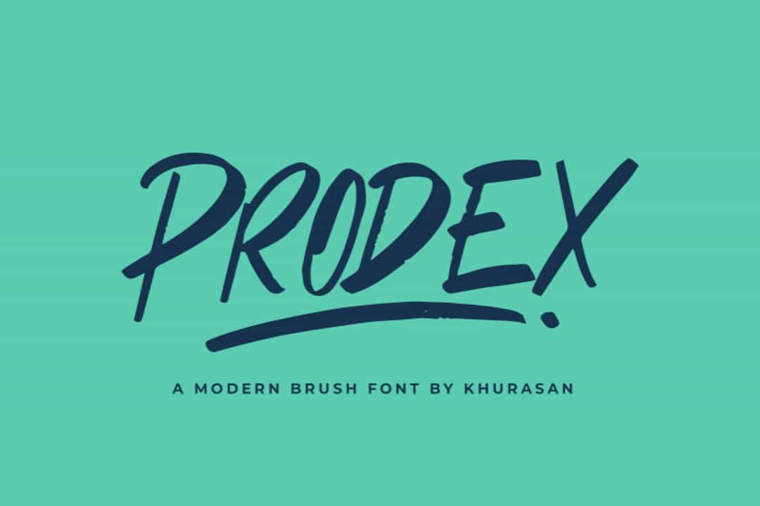 Prodex Font Image 1