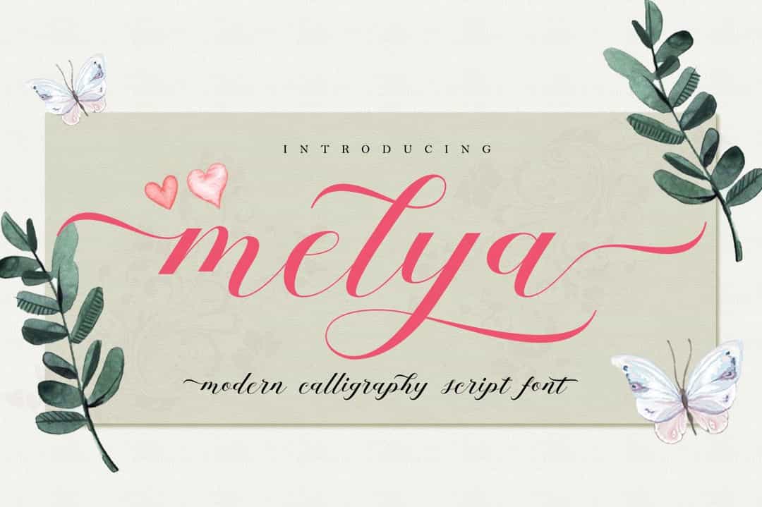 Melya Font Image 1