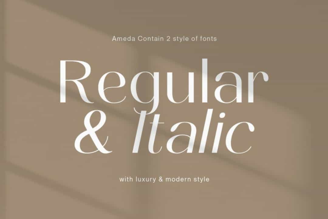 Ameda Font Image 2