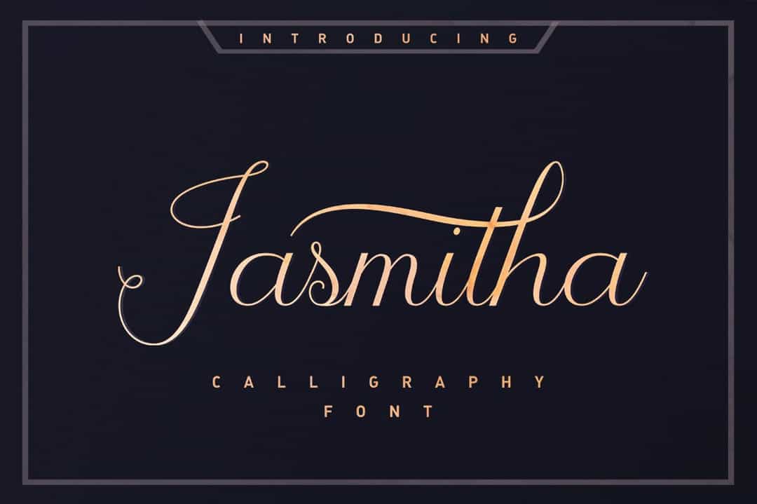 Jasmitha Script Font Image 1