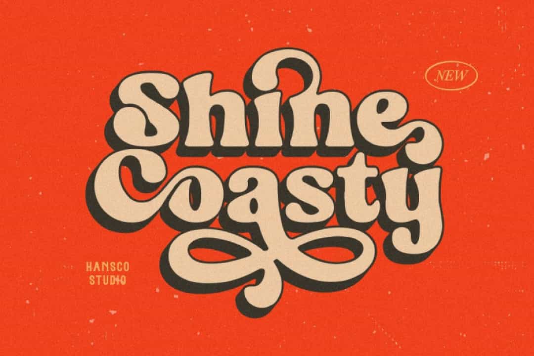 Shine Coasty Font Image 1