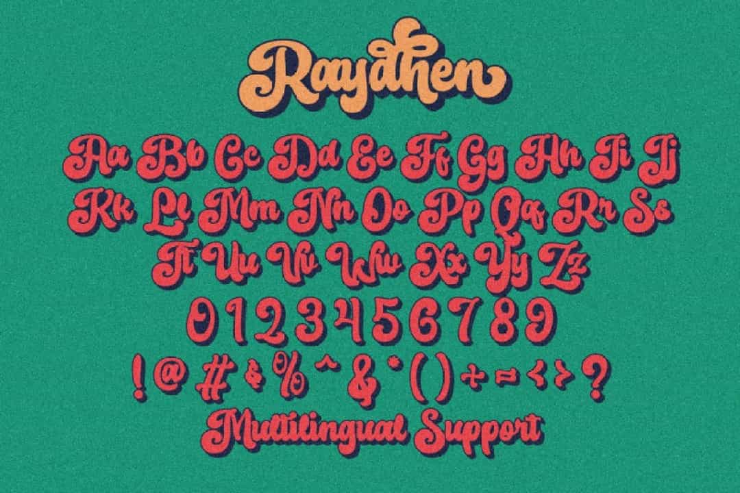 Raydhen Font Image 3