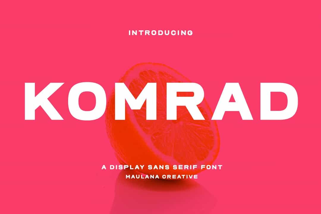 Komrad Font Image 1