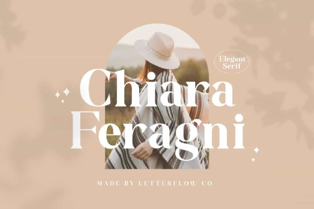 Chiara Feragni Font Image 1