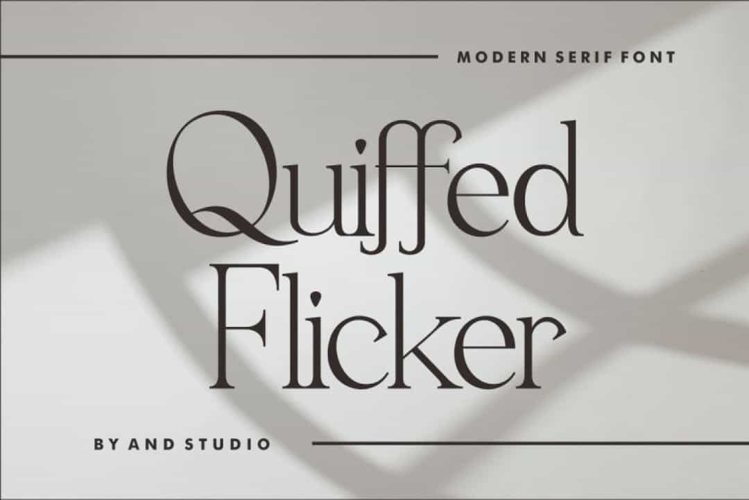 Quiffed Flicker Font Image 1