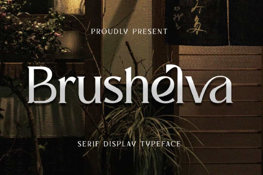 Brushelva Font Image 1