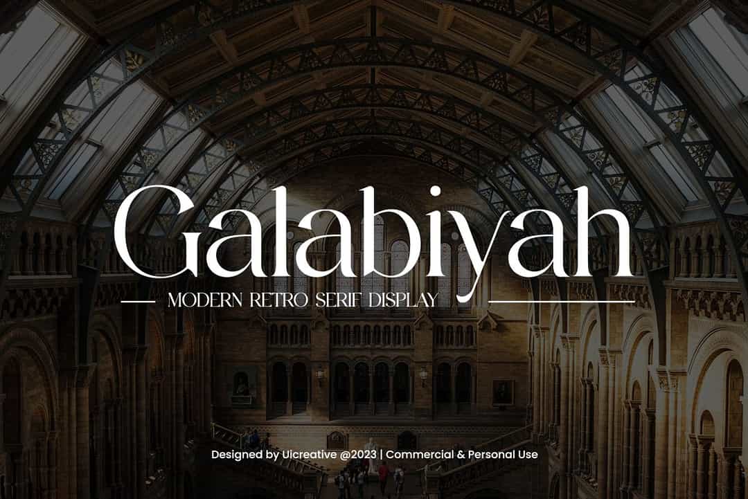Galabiyah Font Image 1