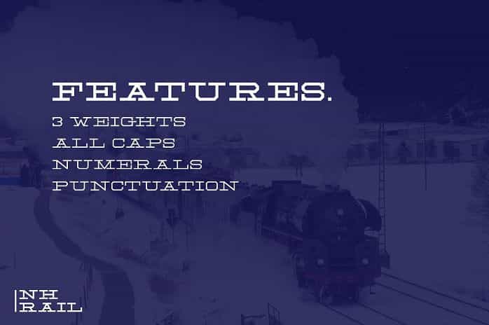 NH Rail Slab Typeface Image 3