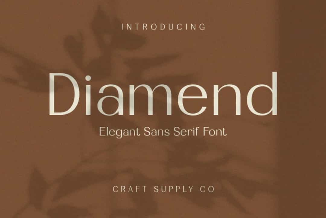 Diamend Font Image 1