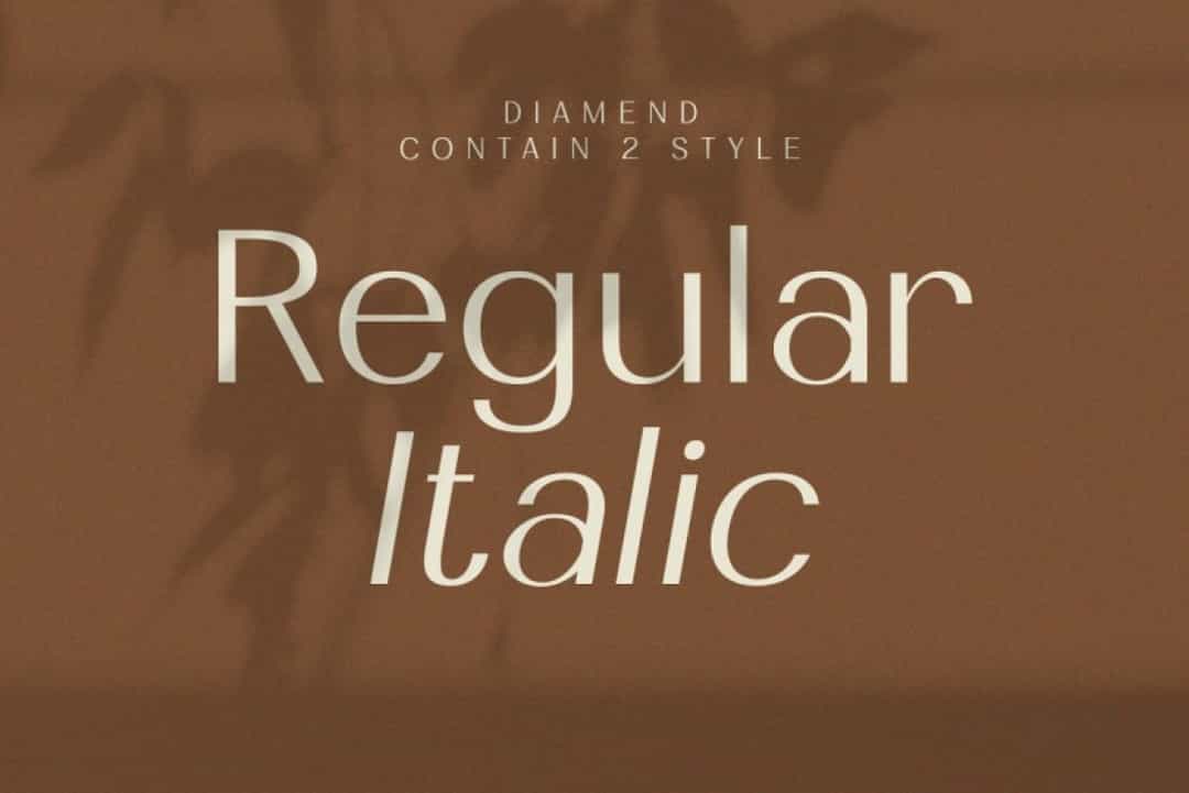 Diamend Font Image 2