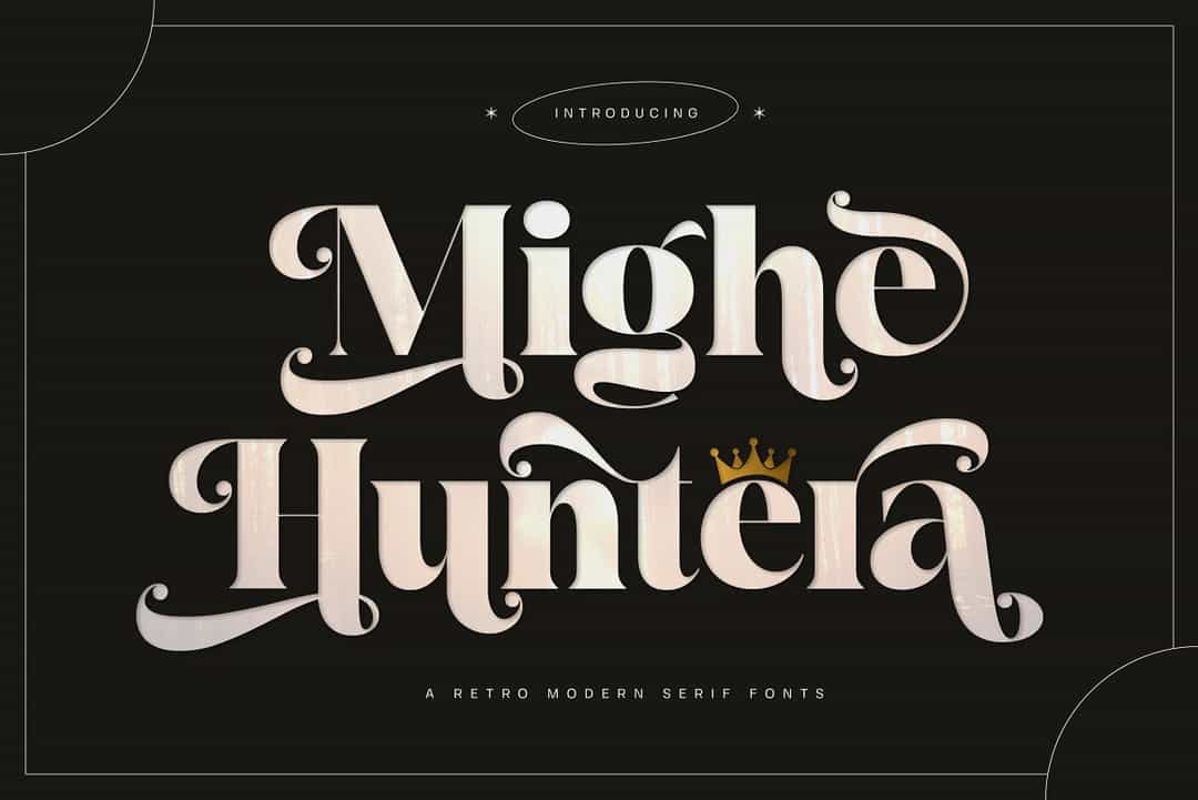 Mighe Huntera Font Image 1