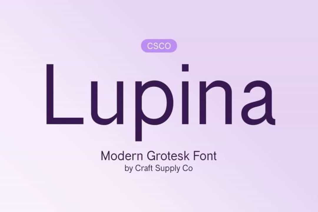 Lupina Font Image 1
