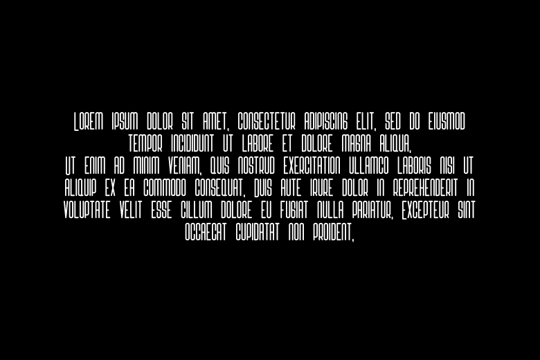 Mostane Font Image 2