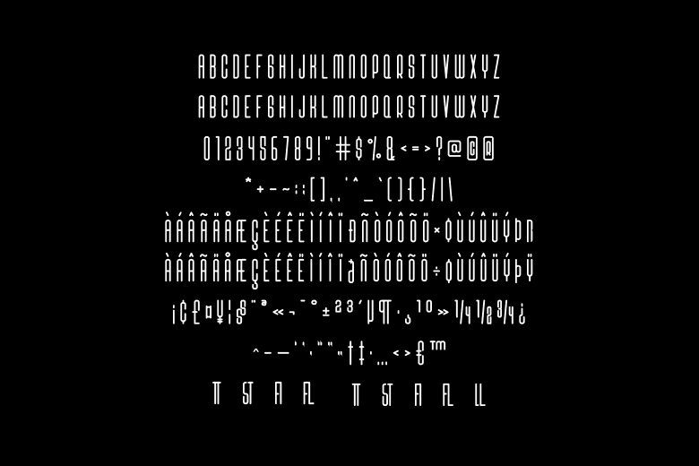 Mostane Font Image 3