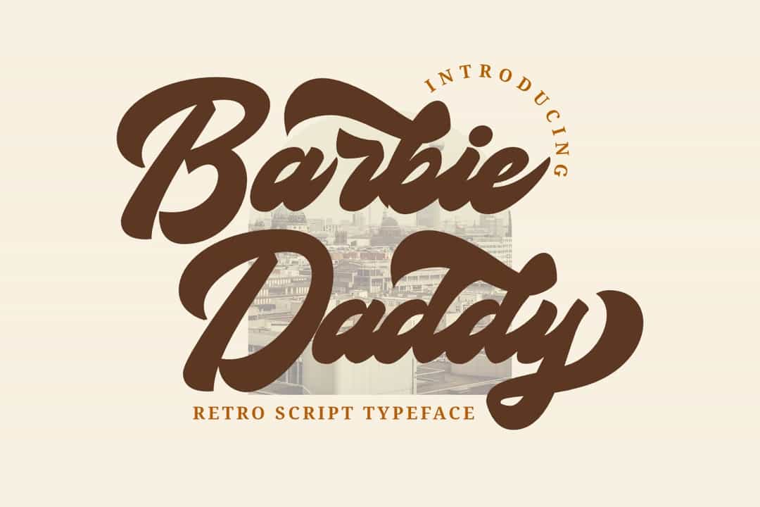 Barbie Daddy Font Image 1