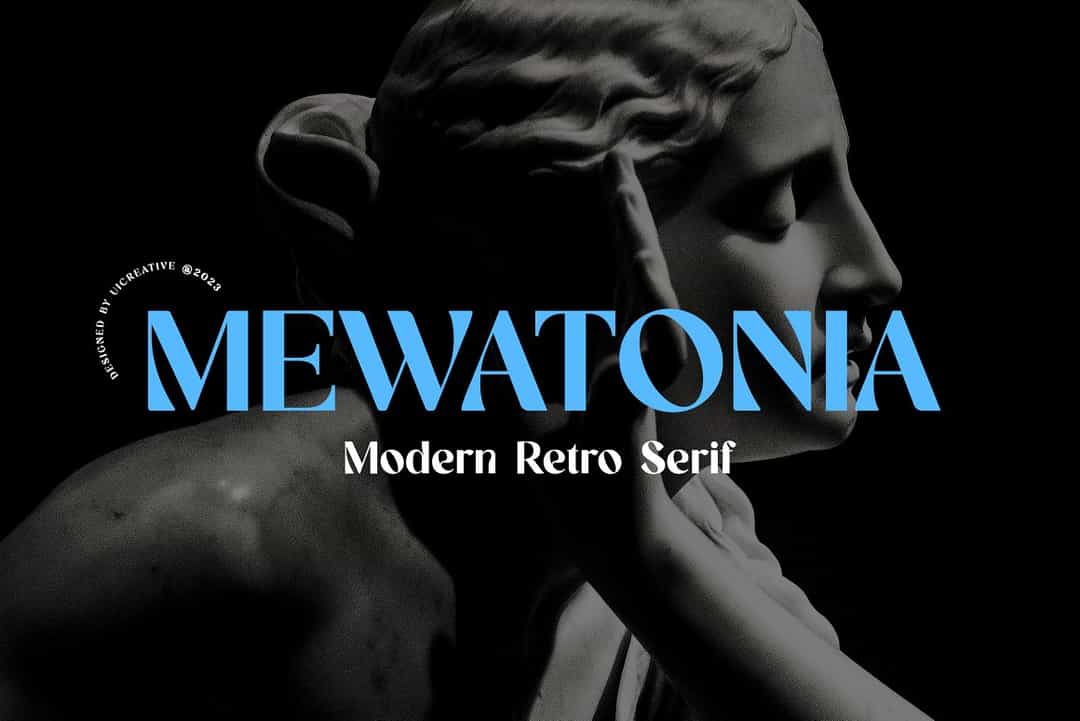 Mewatonia Font Image 1